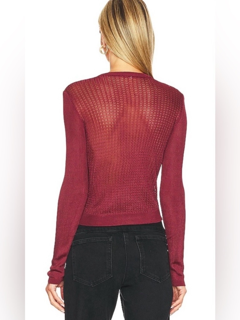 Free People H2O Crew Pullover Sweater Size Large NWT - Picture 2 of 6